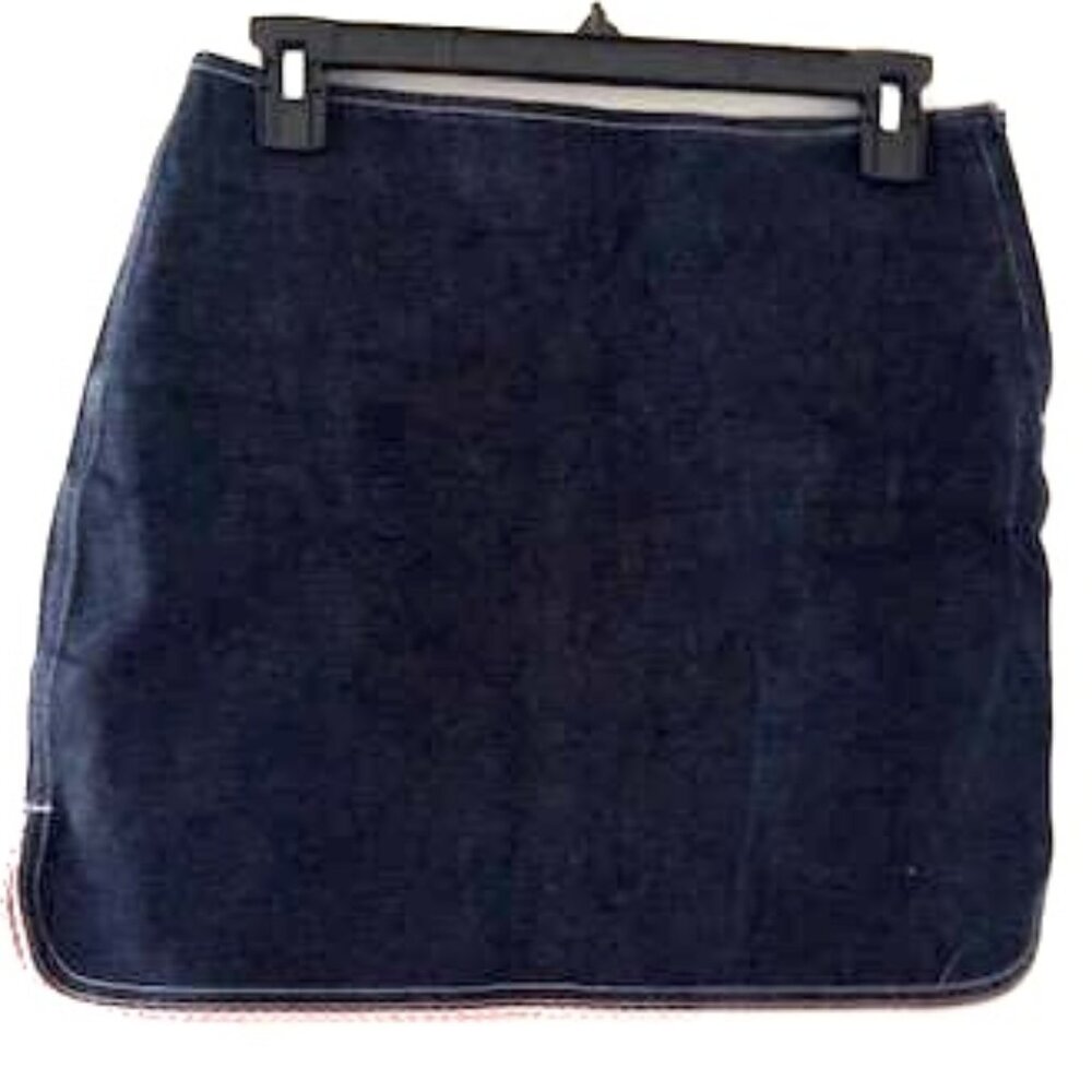 Fiorucci Safety Jeans Vintage Cotton  Denim Skirt Preppy